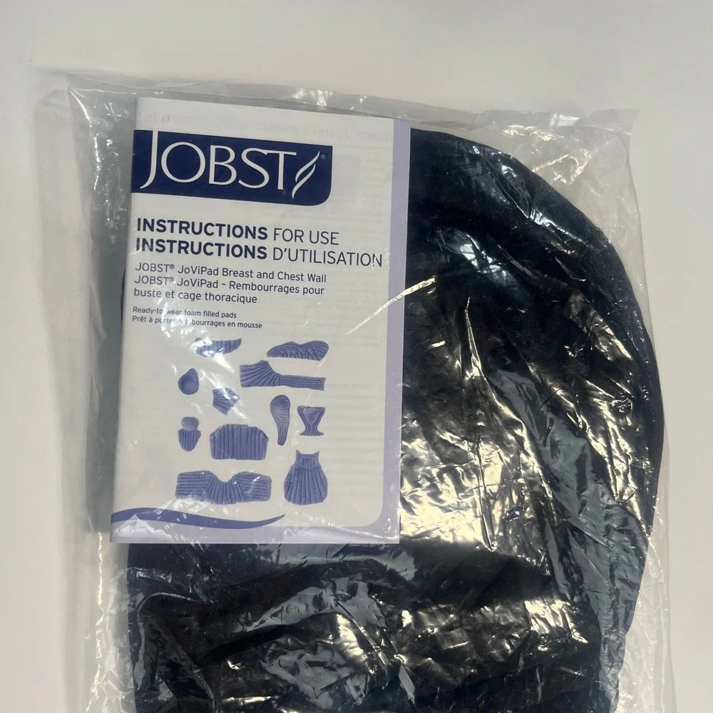 JOBST JoViPad Post Lumpectomy Pad Breast Chest Wall Ready to Wear XL E cup Black